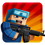 Pixel Combats: guns and blocks