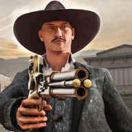 West Cowboy Gun Shooting