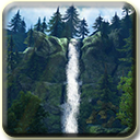 Magic waterfall icon