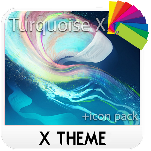 Turquoise X icon